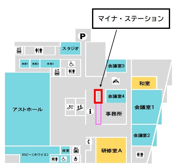 アスト津4階の地図
