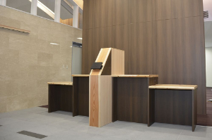 写真：火葬棟受付