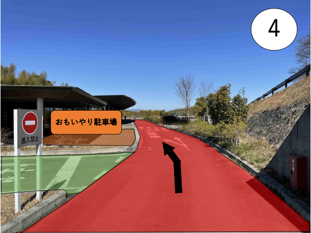 写真：いつくしみの杜の道順4