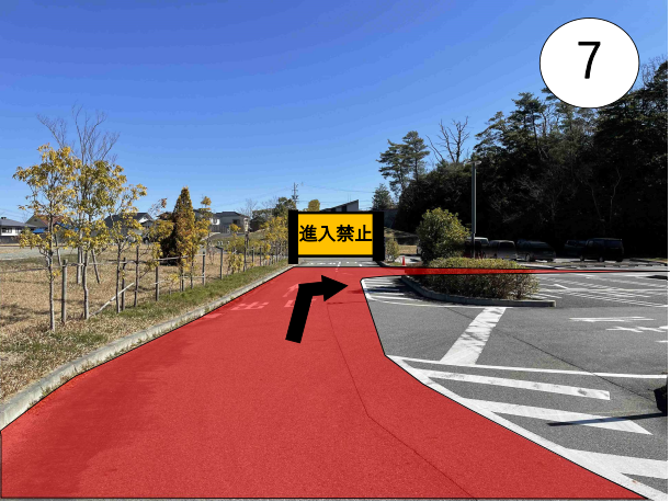 写真：いつくしみの杜の道順7