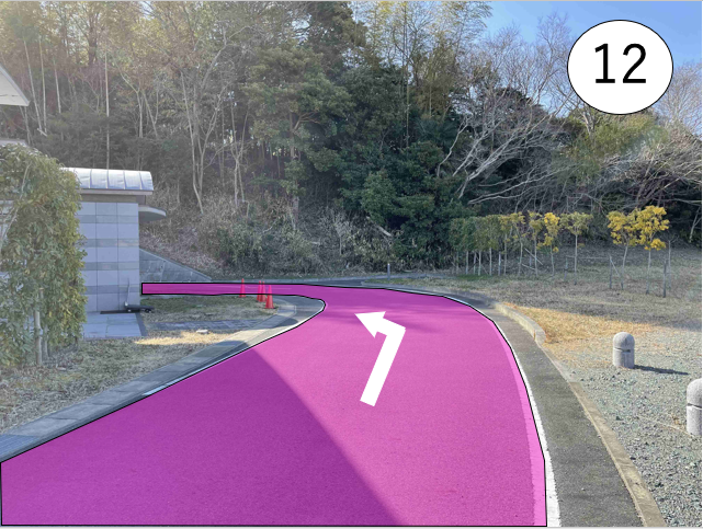 写真：いつくしみの杜の道順12