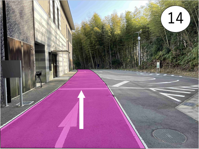 写真：いつくしみの杜の道順14