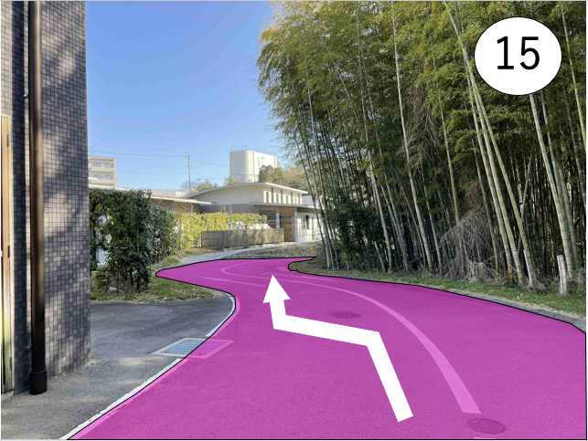 写真：いつくしみの杜の道順15