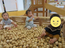 木製ボールプールの画像
