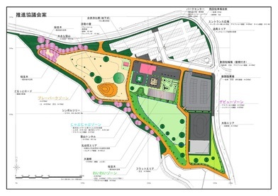 久居こどもの遊び場基本設計配置図