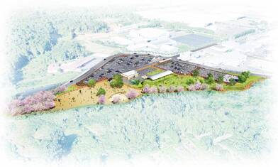 久居こどもの遊び場鳥瞰図