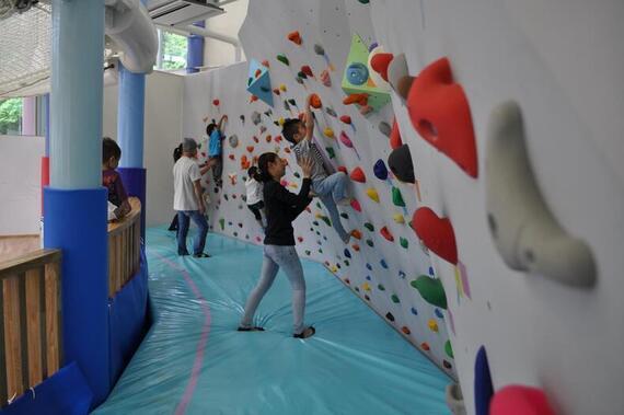 ボルダリングスペースの写真