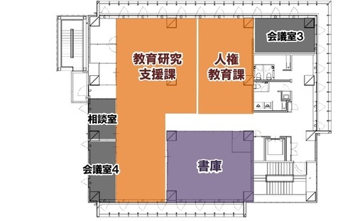 イラスト：3階案内図