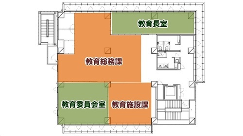 イラスト：4階案内図
