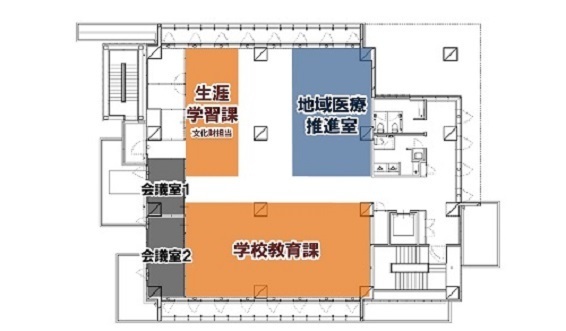 イラスト：2階案内図