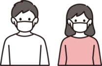 マスク着用イラスト