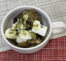 写真：抹茶風味の餡子マシュマロフレンチトースト