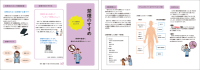 写真：禁煙のすすめ　リーフレット