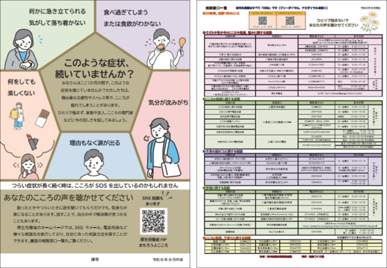 写真：こころのSOS　チラシ