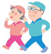 イラスト:運動している人