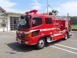 写真：化学消防車