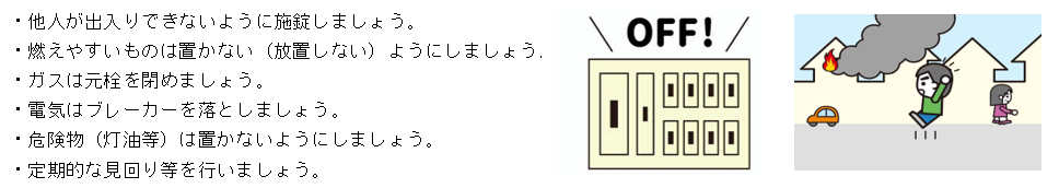 イラスト：空家の管理