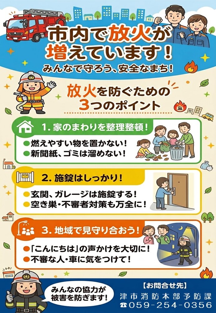 写真：緊急！防ごう！放火火災！1