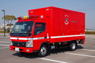 写真：資機材搬送車