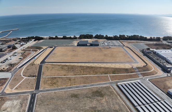イラスト：香良洲高台防災公園の完成イメージ