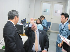 写真：ミッション団来訪の様子1