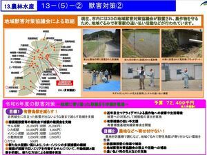 写真：津市政策集　獣害対策（2）