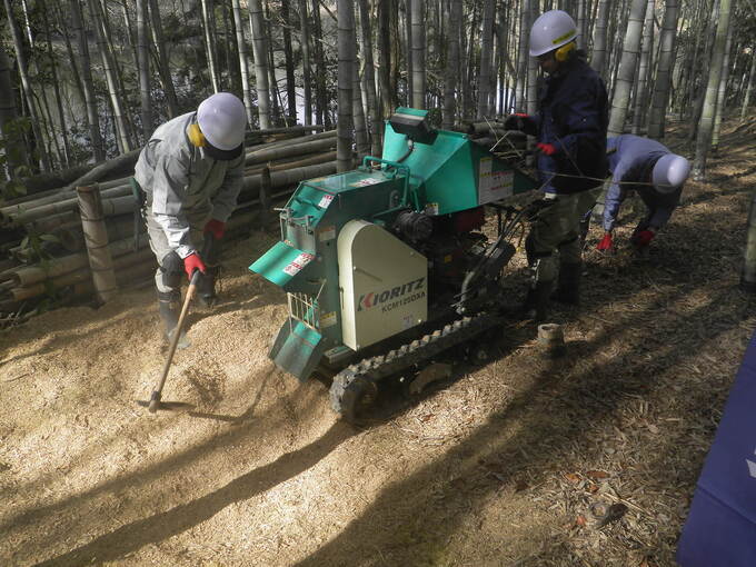 写真：小型破砕機1