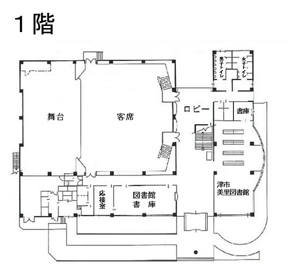 イラスト：1階フロア図