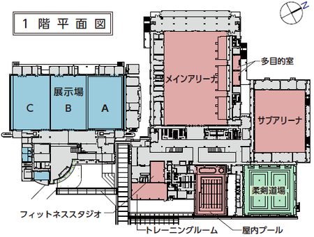 イラスト:1階平面図