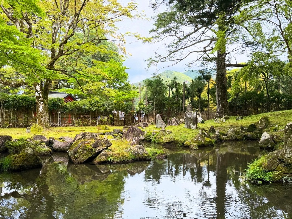 写真:北畠氏館跡庭園