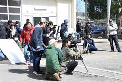 写真：津市中消防署でのロケの様子2