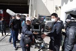 写真：津市中消防署でのロケの様子5