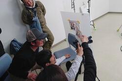 写真：津センターパレスでのロケの様子1