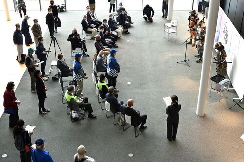 写真：感謝状贈呈式1