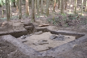 写真：景賞院跡での発掘調査