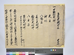 写真：中野獅子舞関係文書