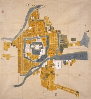 写真：津城下絵図