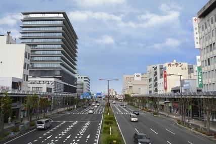 写真：現在の中心市街地の様子