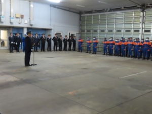 写真：津市消防団年末特別警戒巡視の様子2