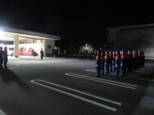 写真：津市消防団年末特別警戒巡視の様子3
