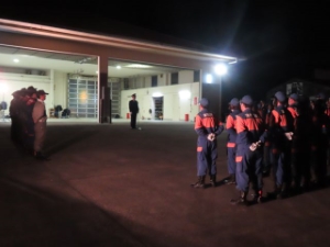 写真：津市消防団年末特別警戒巡視の様子4