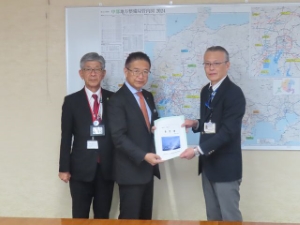 写真:三重県雲出川治水事業促進期成同盟会 要望活動