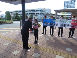 写真：岡村真選手パリ2024オリンピック競技大会報告1