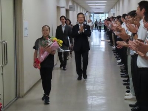 写真：岡村真選手パリ2024オリンピック競技大会報告3