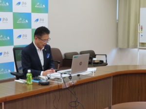 写真:第165回社会保障審議会医療保険部会(オンライン)