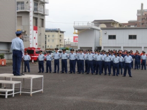 写真:津市消防本部特別視閲の様子2