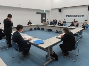 写真：安納地区地域懇談会