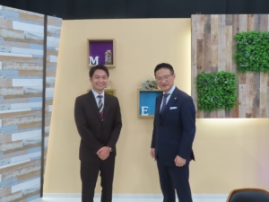 写真：「ニュース情報番組 Mieライブ 旬感☆Mie」出演