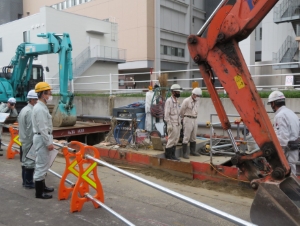 写真：雨水排水対策事業　現地視察4