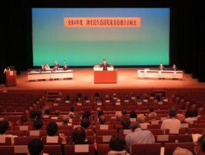 写真：津市民生委員・児童委員連合会総会　挨拶